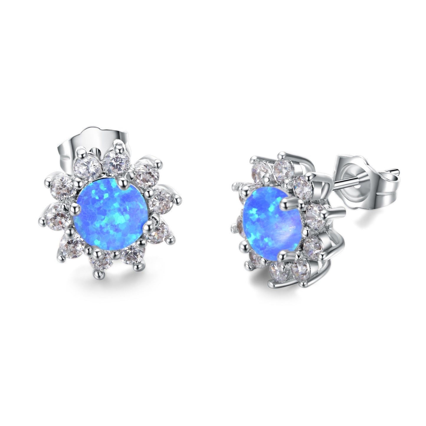 Opal Stud Earrings