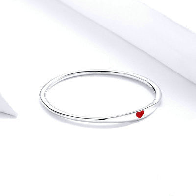 Simple Heart Rings