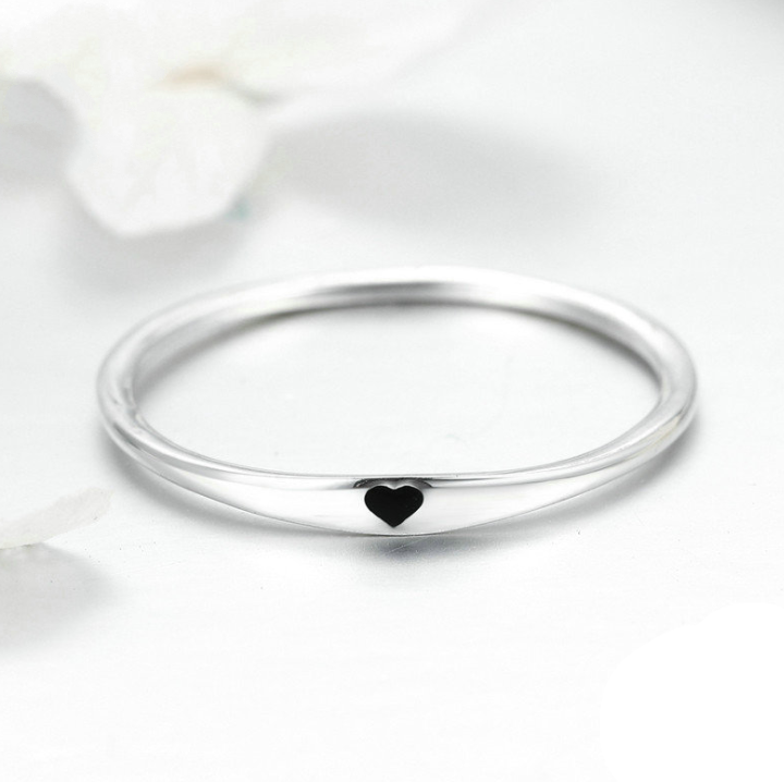 Simple Heart Rings