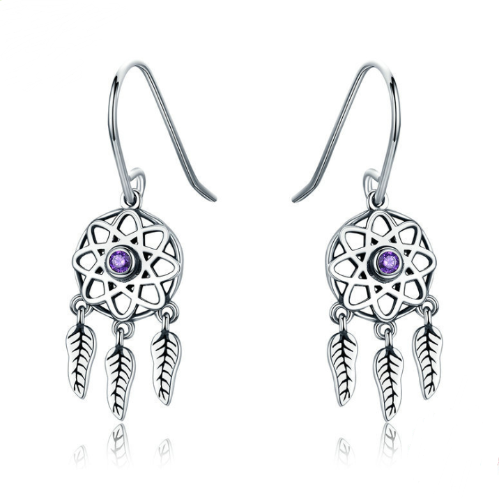 Dreamcatcher Dangle Earrings