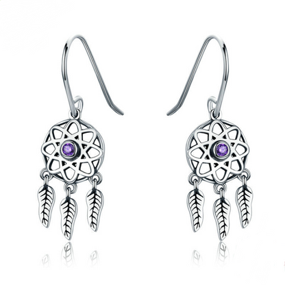 Dreamcatcher Dangle Earrings