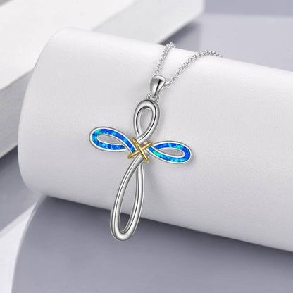 Infinity Opal Necklace