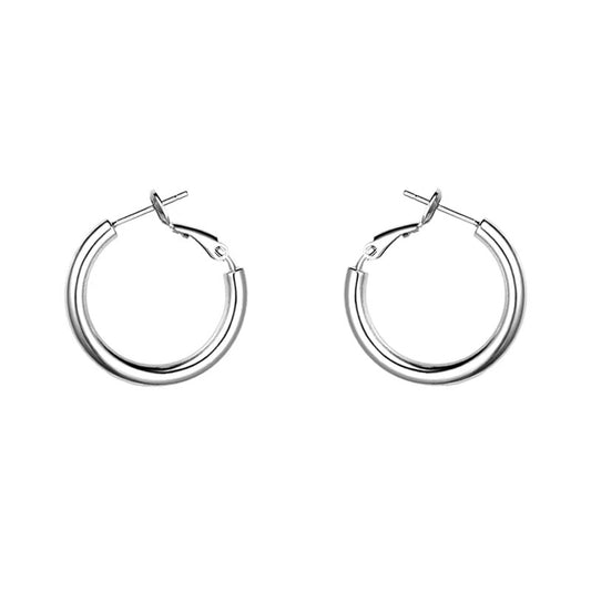 Plain Hoop Earrings