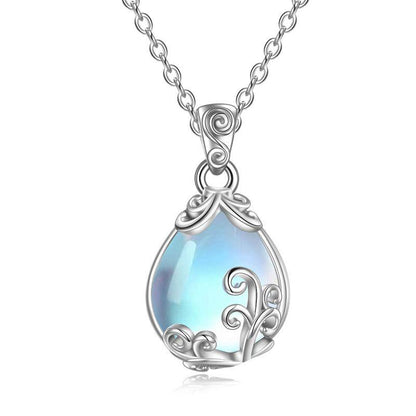 Teardrop Moonstone Necklace