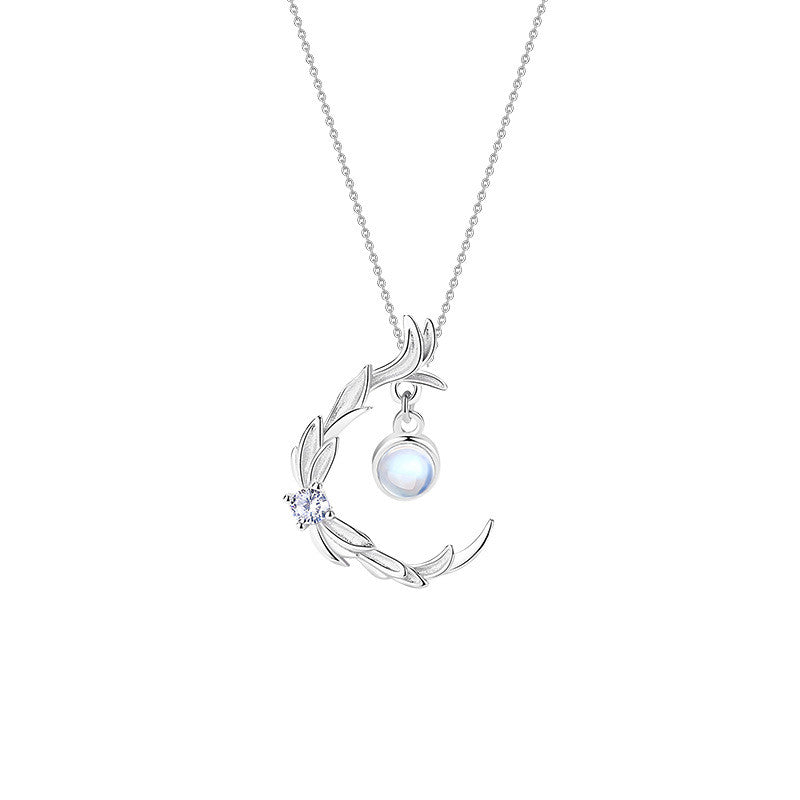 Wings Moonstone Necklace