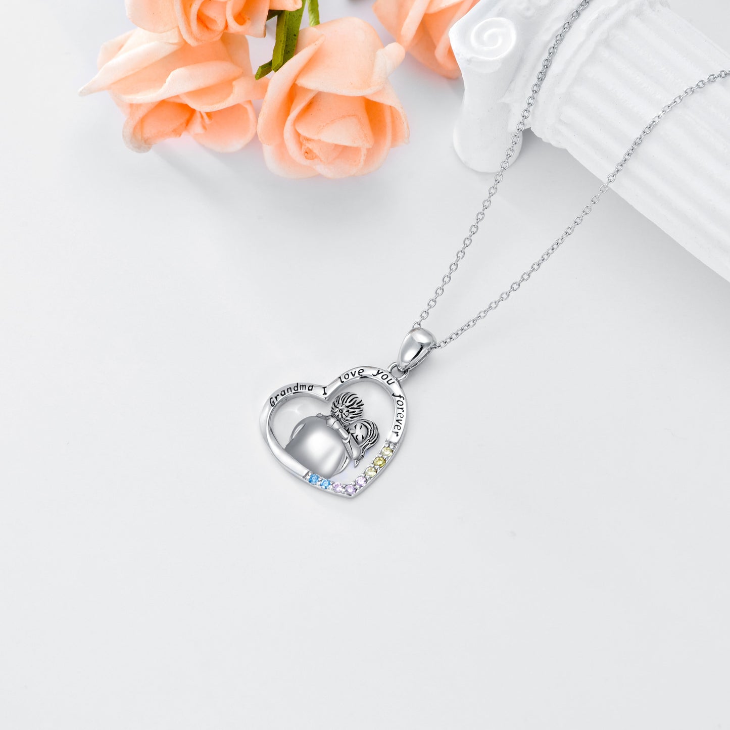 Grandma Zircon Necklace