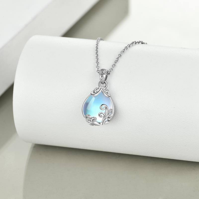 Teardrop Moonstone Necklace