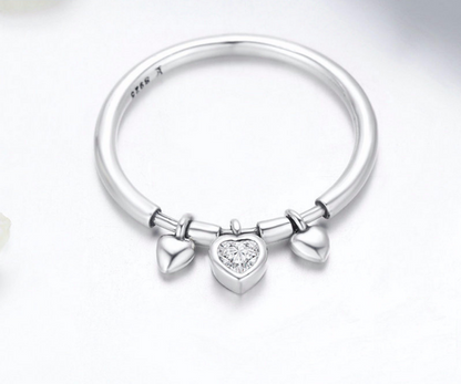 Triple Heart Ring