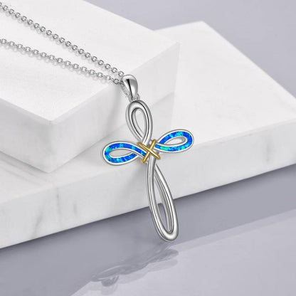 Infinity Opal Necklace