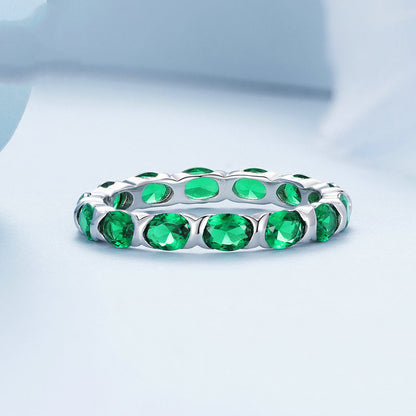 Dazzling Green Spinel Ring