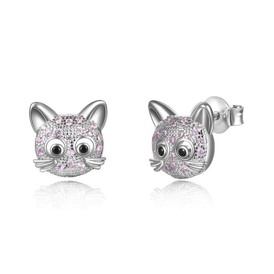 Cat Stud Earrings