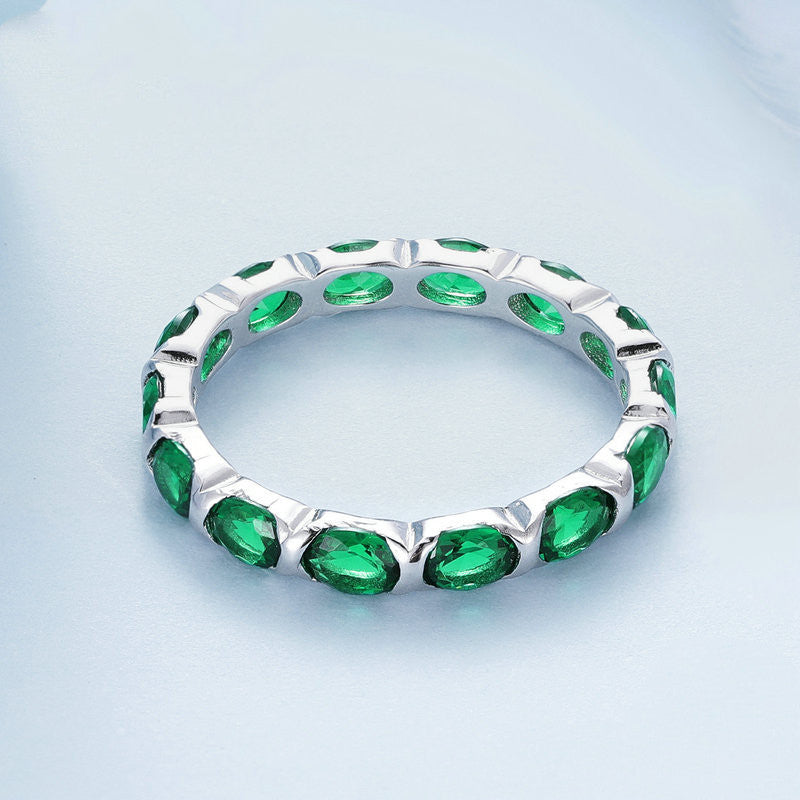 Dazzling Green Spinel Ring