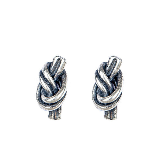 Vintage Knotted Stud Earrings