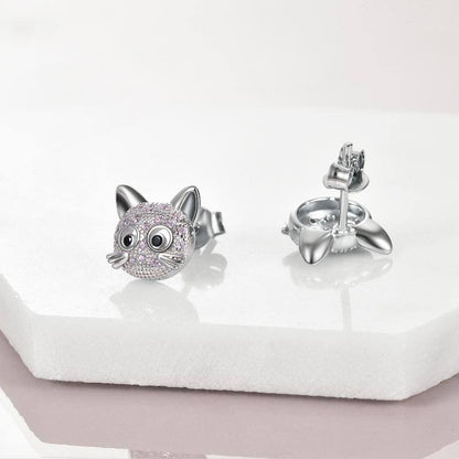 Cat Stud Earrings