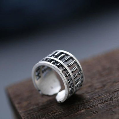 Lucky Abacus Open Ring